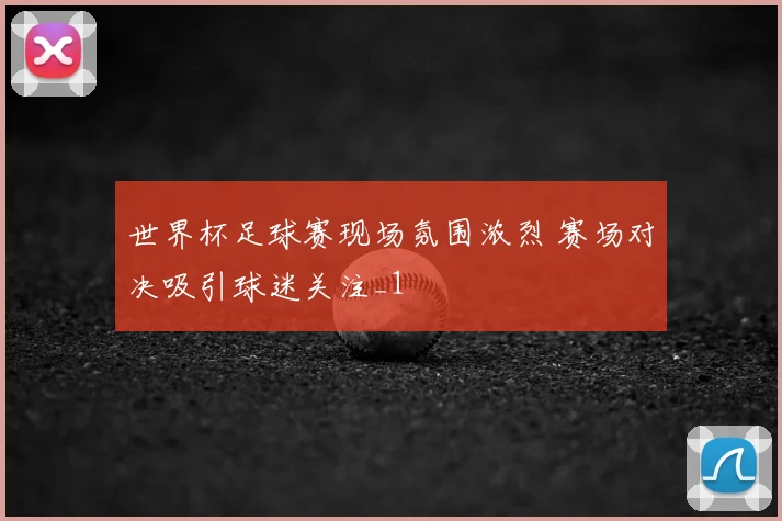 世界杯足球赛现场氛围浓烈 赛场对决吸引球迷关注_1